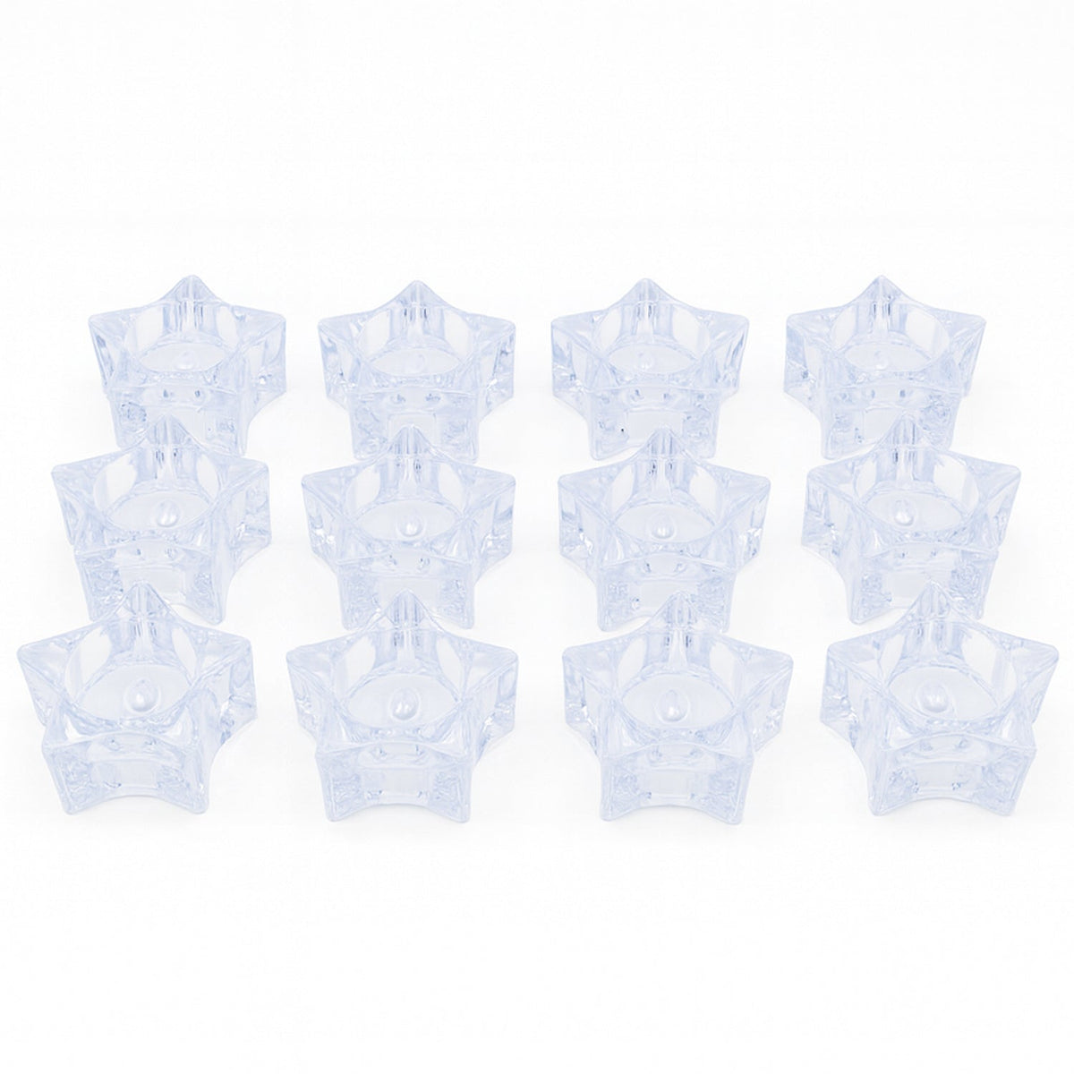 12 LED Crystal Smokeless Candles