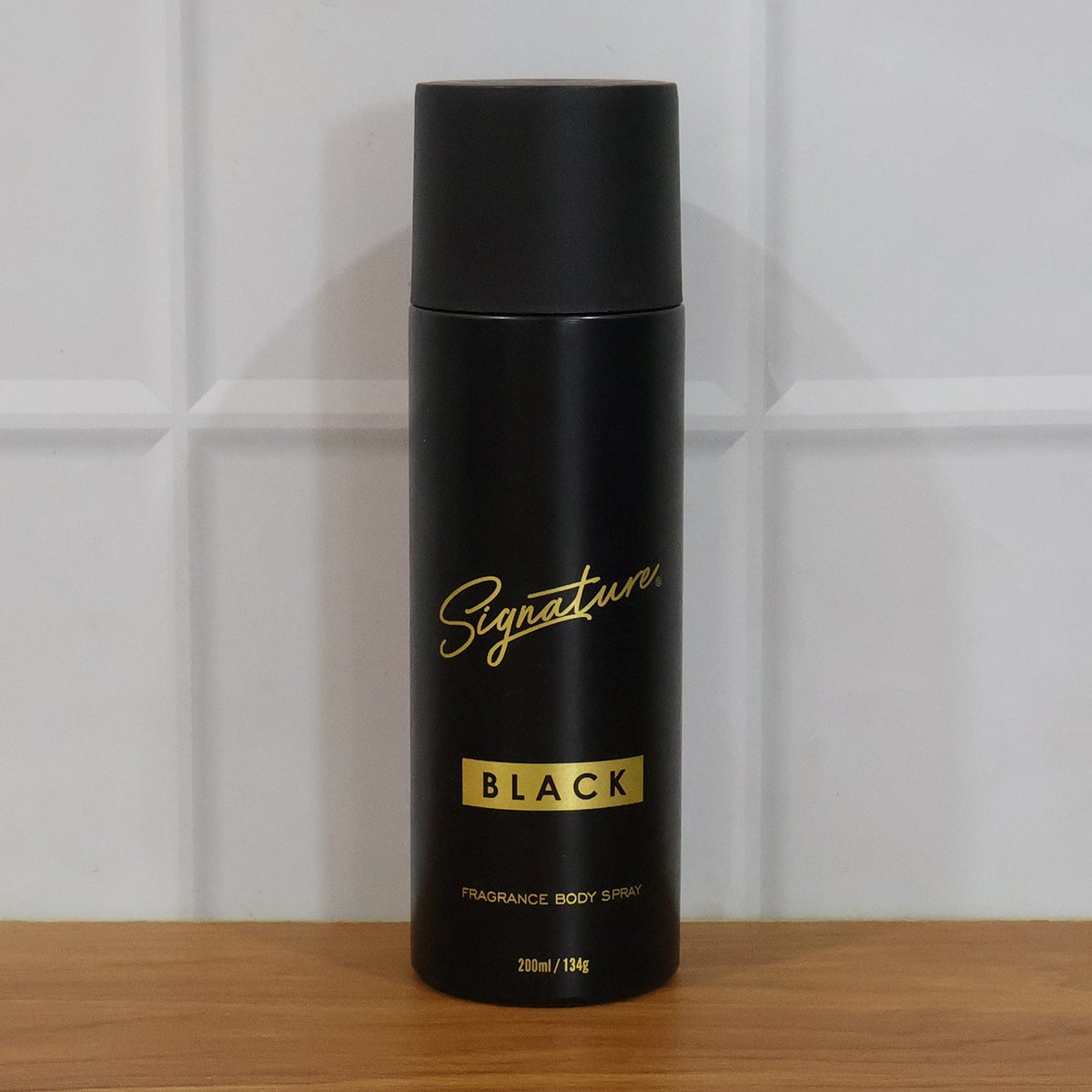 premium black deodorant body spray