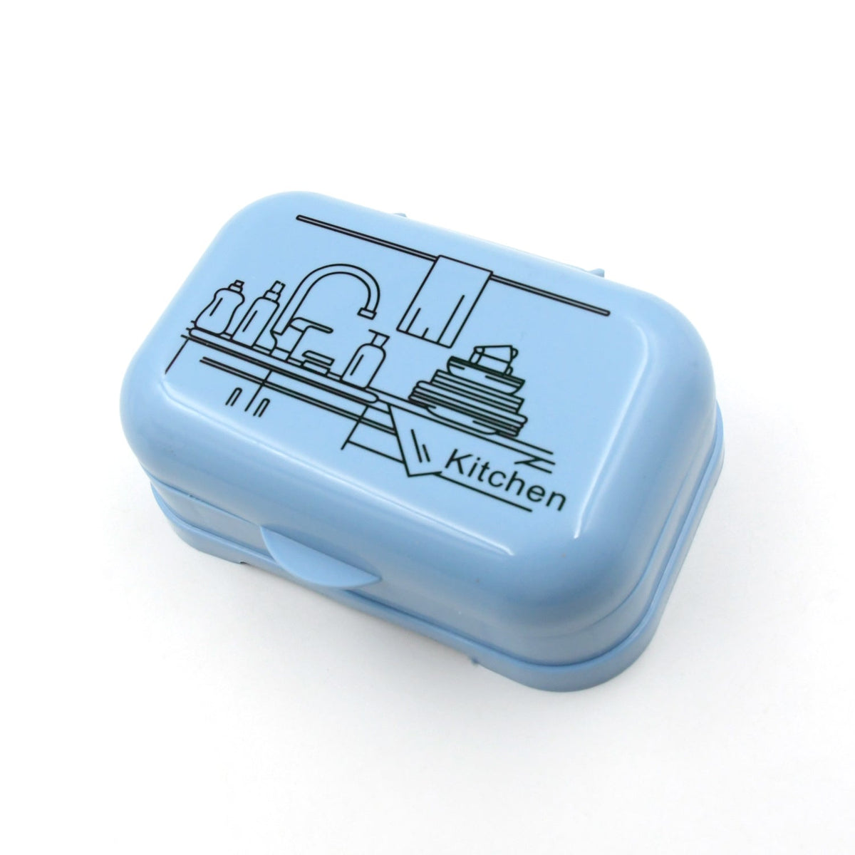 Soap Dish with Drain Soap Holder, Soap Saver Soap Tray (1 Pc)