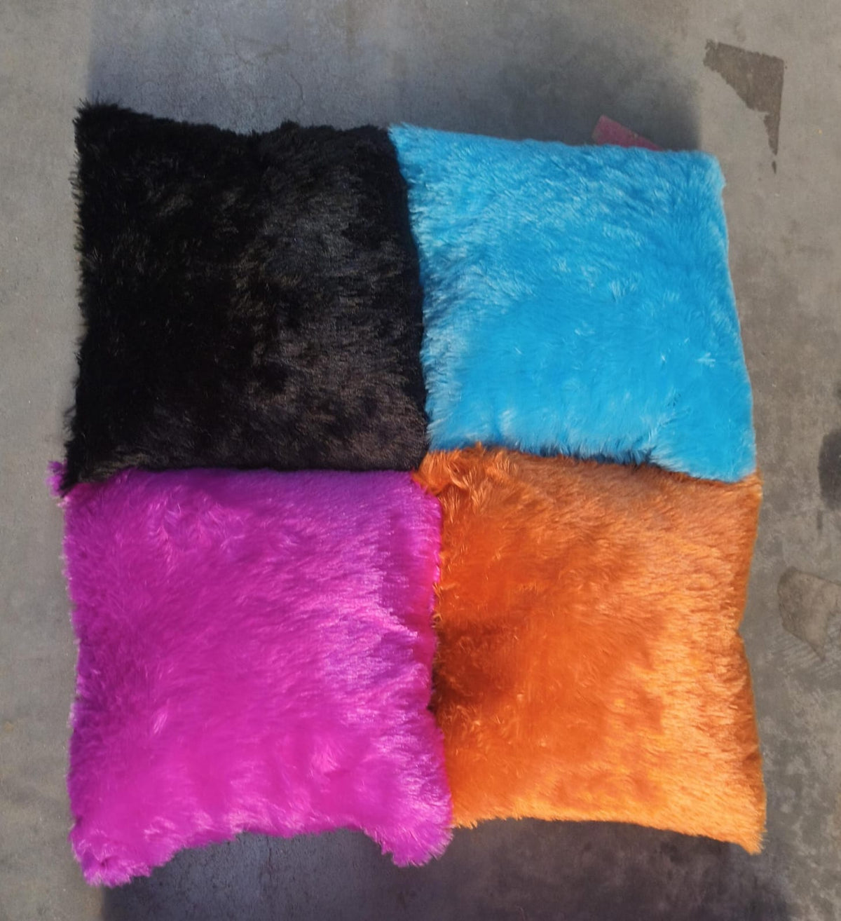 Super Soft Fluffy Cushion Pillow (1 Pc, Mix Color)