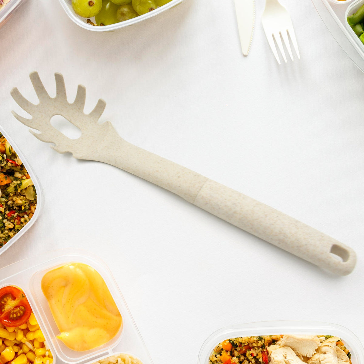 Plastic Kitchen Pasta Fork (1 Pc )