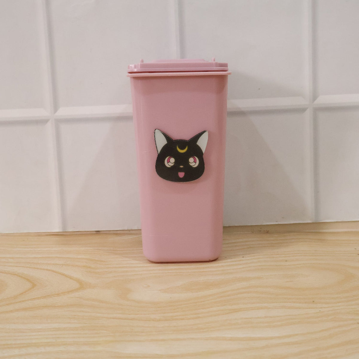 novelty trash can pen holder