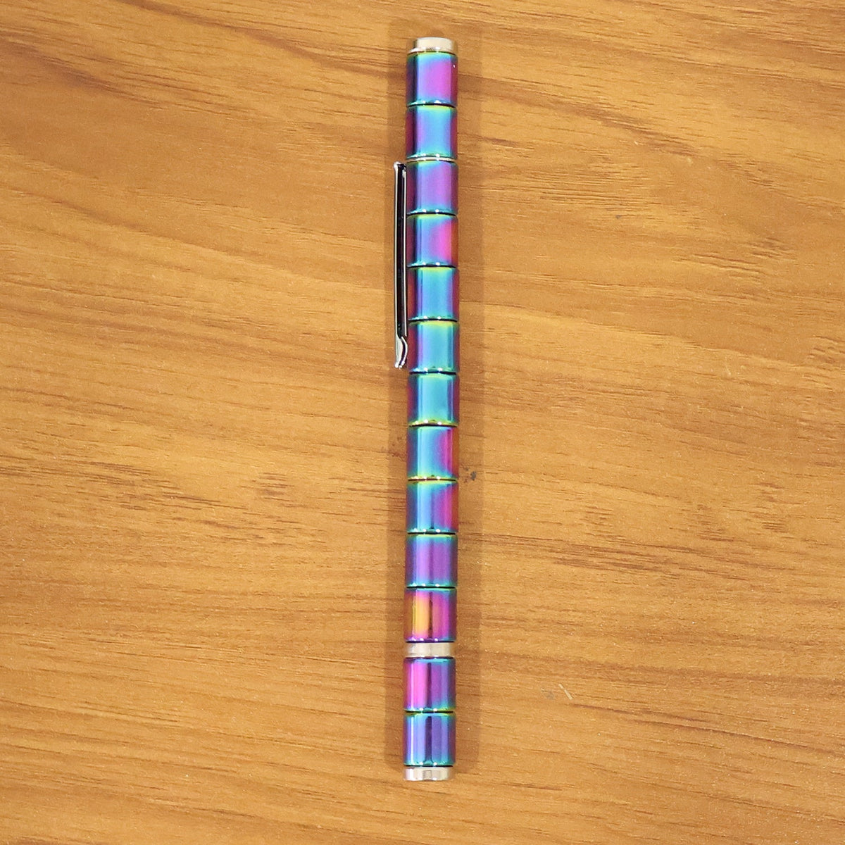 Magnetic Metal Writing Pen with Fidget Spinner Function - 1 Pc