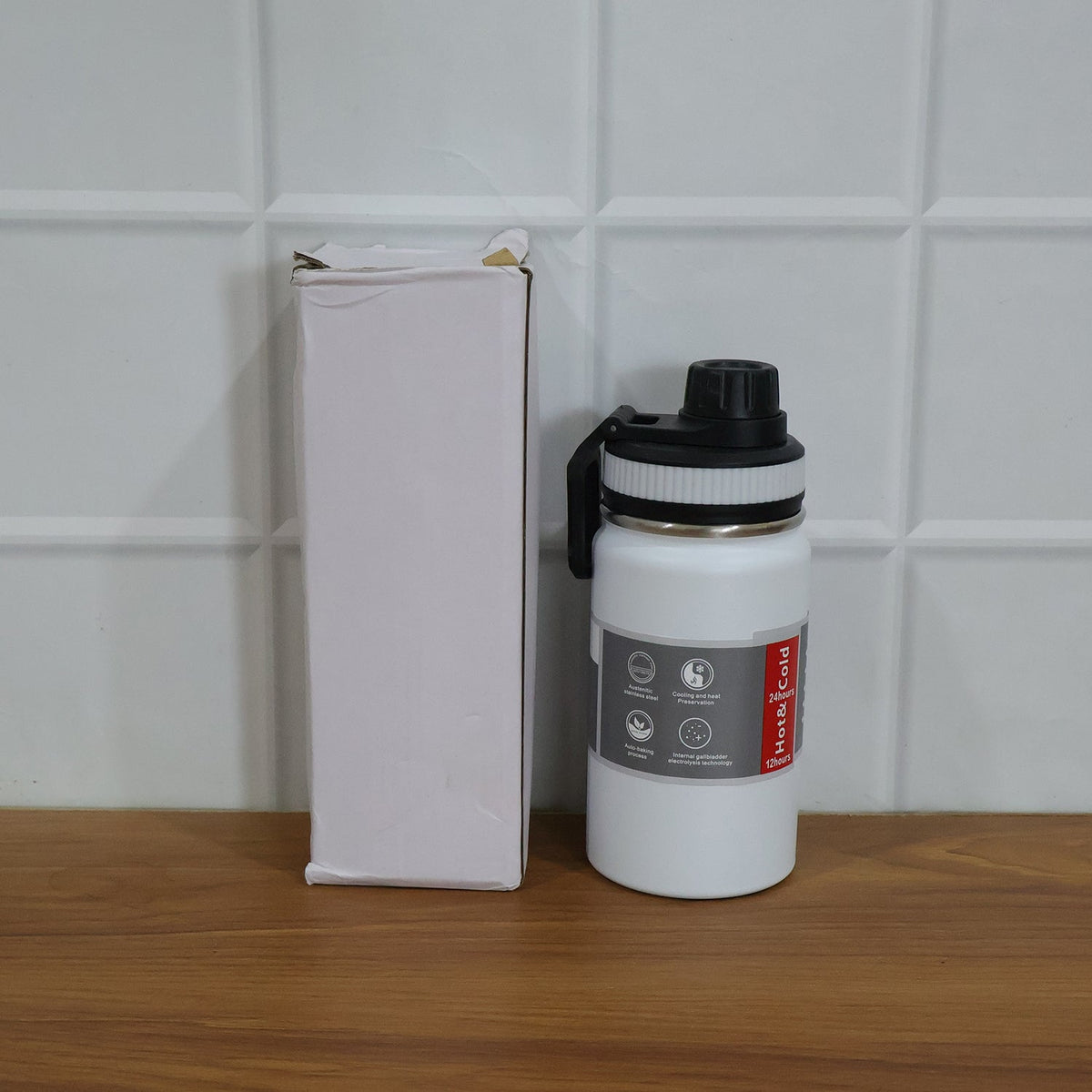 Compact Vacuum Insulated Water Bottle 400 ML Approx