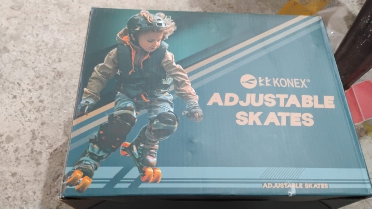 Adjustable Quad Roller Skates for Kids (Large / 1 Pair)