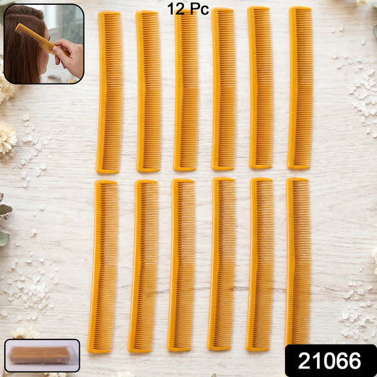 12 Pc Set, Premium Quality Plastic Hair Comb