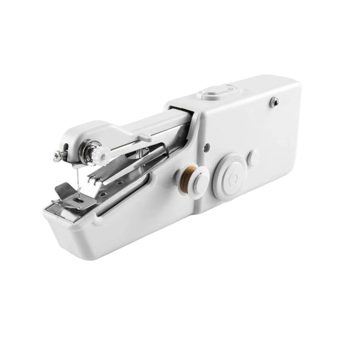  Handheld Portable Mini Electric Cordless Sewing Machine - scale and size reference