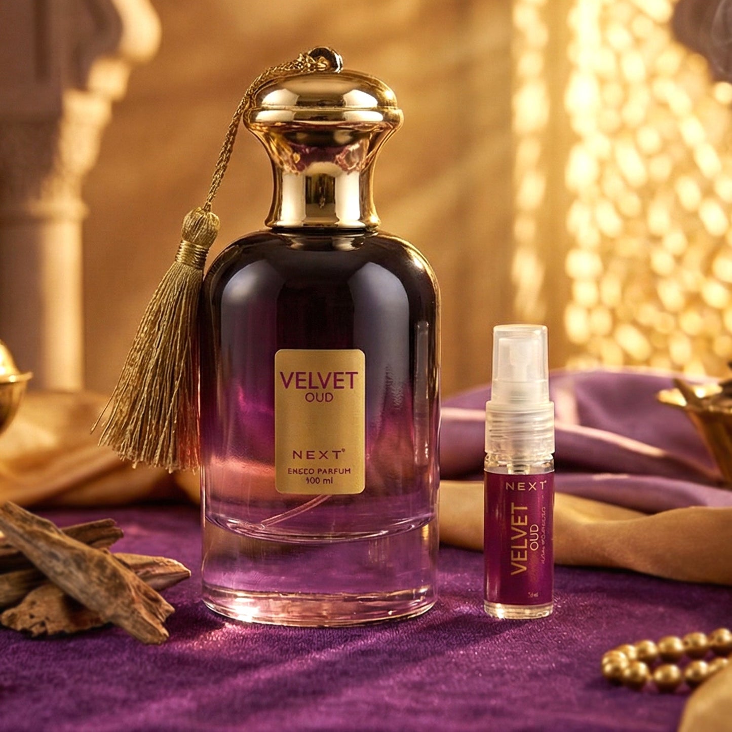 Next premium Velvet Oud eau de perfume 100 ml bottle