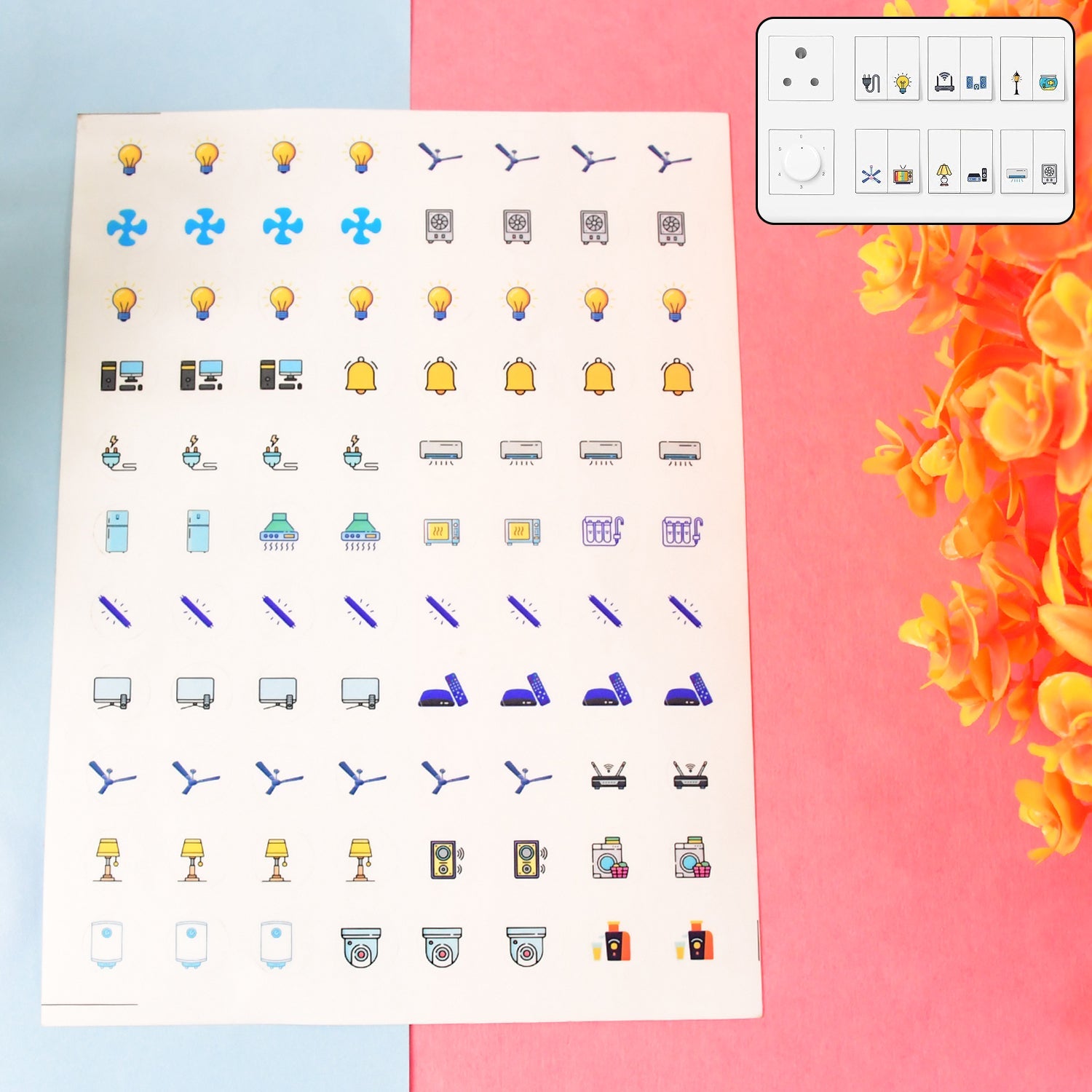 Quick Mark Icon Stickers for Switches