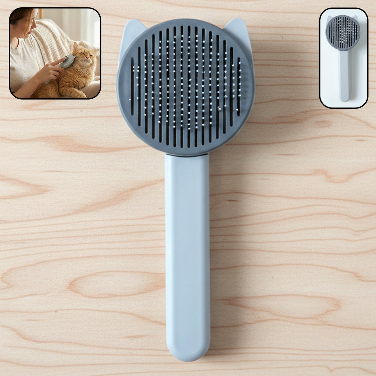 Soft pet hair removal needle comb