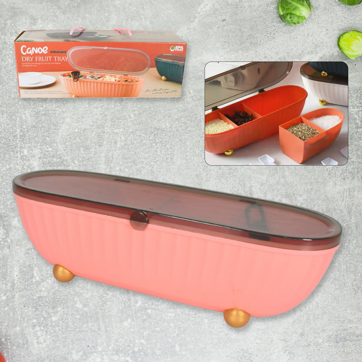 Spice Bottle Spice Jar Durable Seasoning Box Food Grade Tray for Kitchen  1 Pc