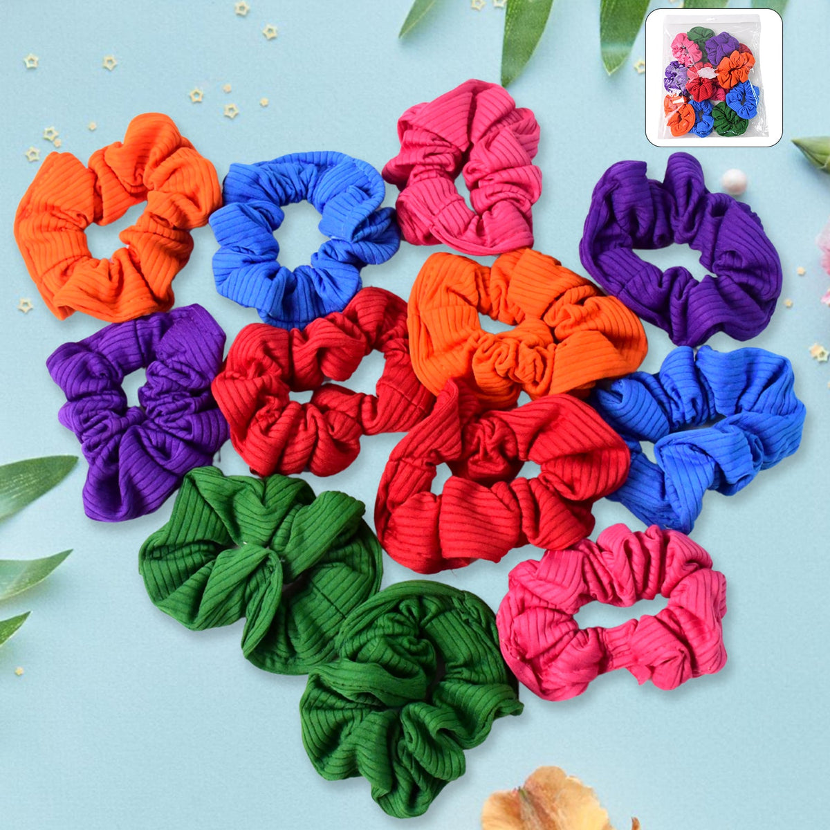 12-Piece Elastic Hair Band Set