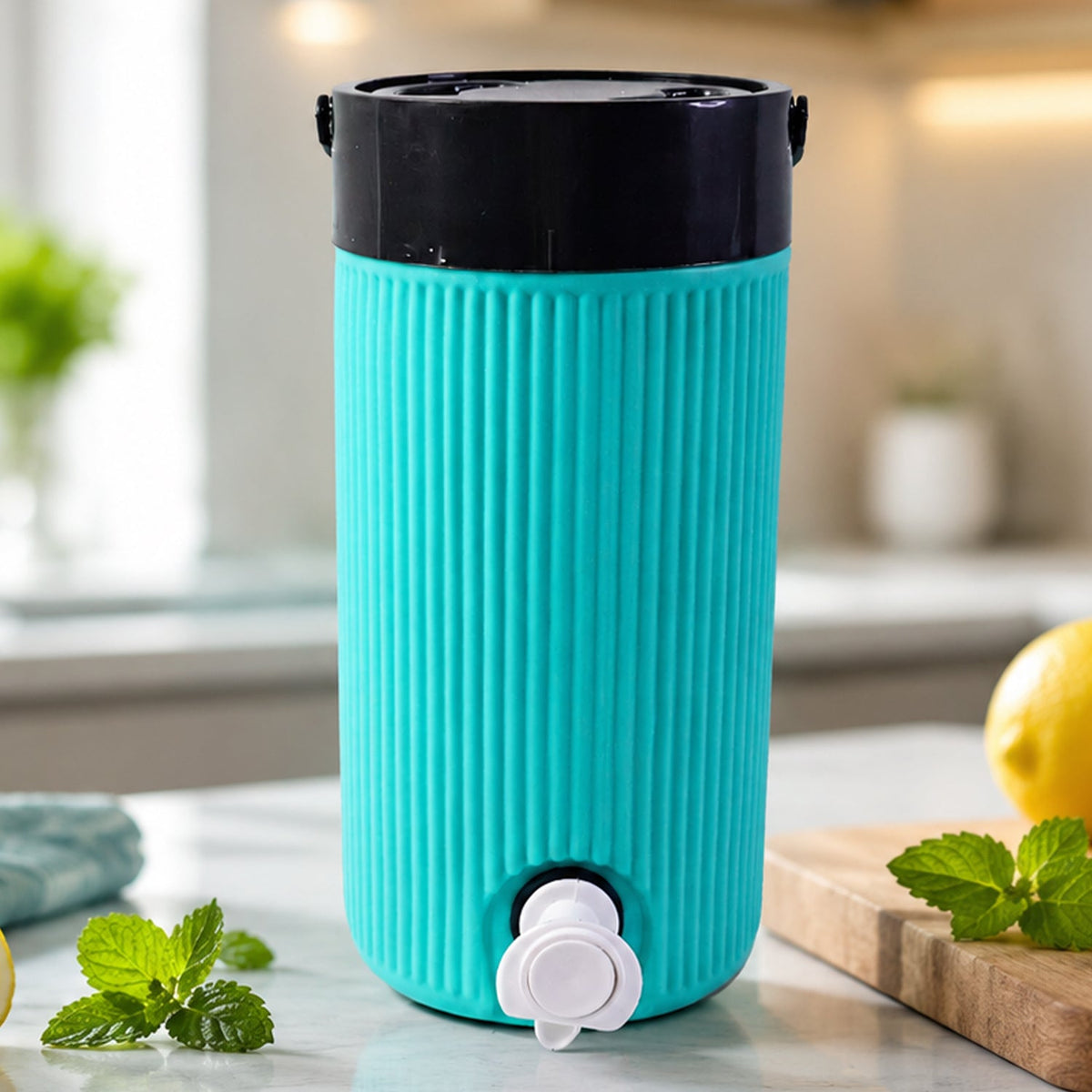 Insulated Water Jug with Tap Leakproof, Travel Cooler (2.5 Ltr)