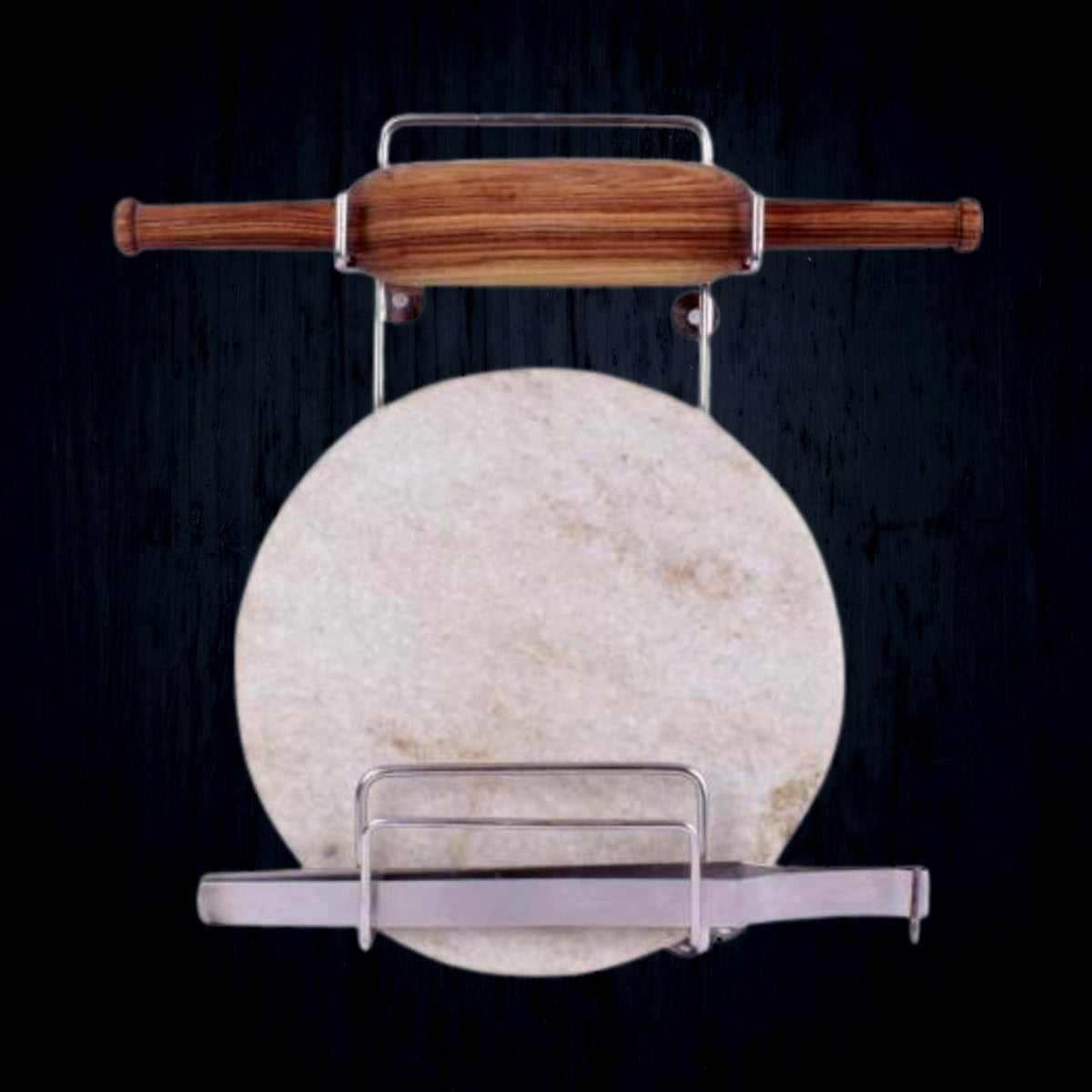 Chakla, Belan, Chimta Stand Multi-Purpose Rack for Kitchen (1 Pc )