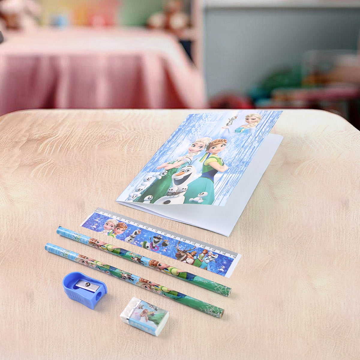 Stationery Kit for Kids - Stationery Set (6 Pcs Set / Mix Design)