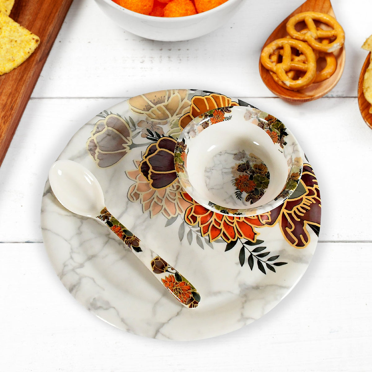 Dream 18-Piece Plastic Dinner Set