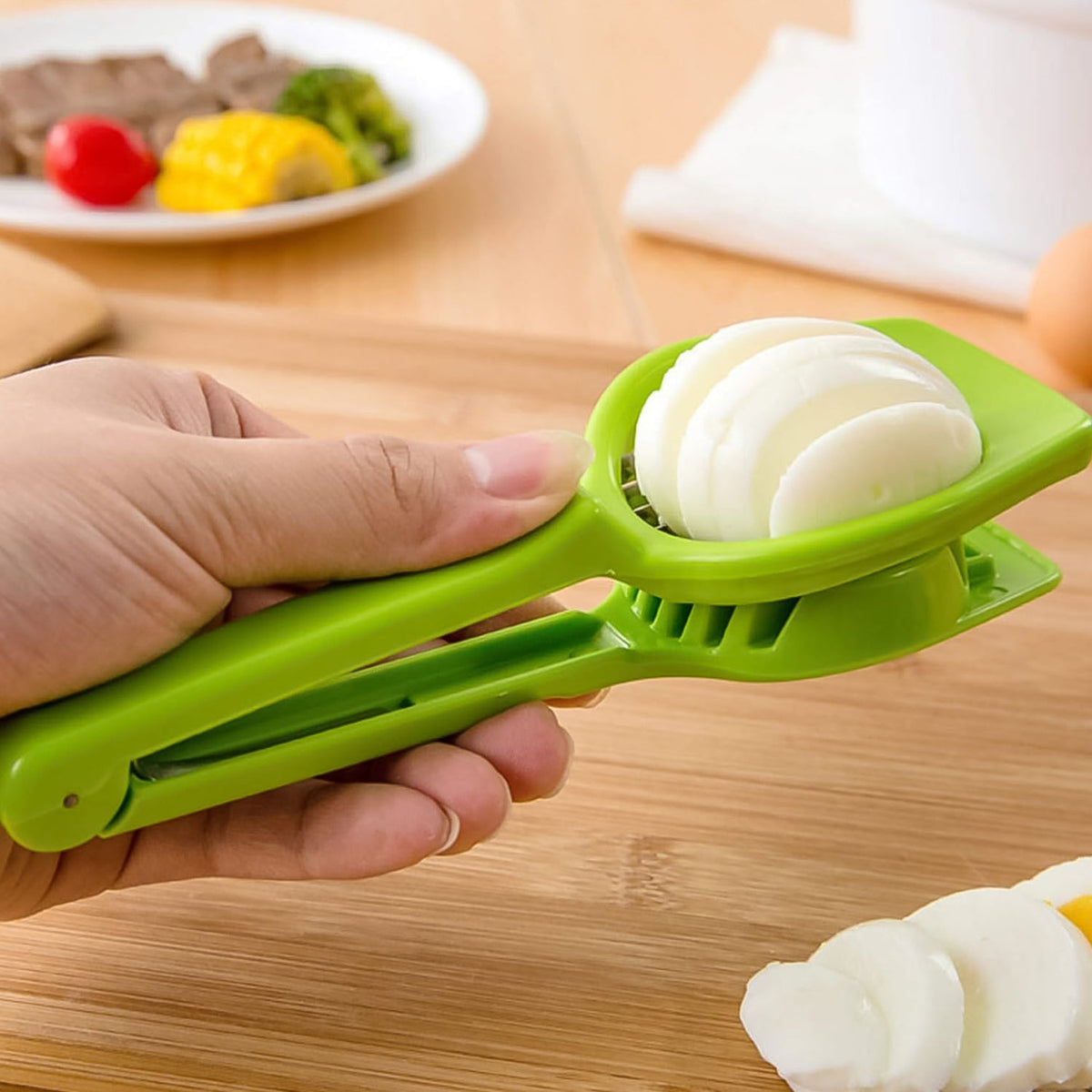Multipurpose Slicer with Seven Blades Stainless Slicer for Strawberry Tomato Cutter