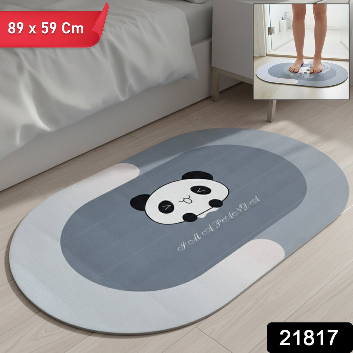 anti slip panda rug