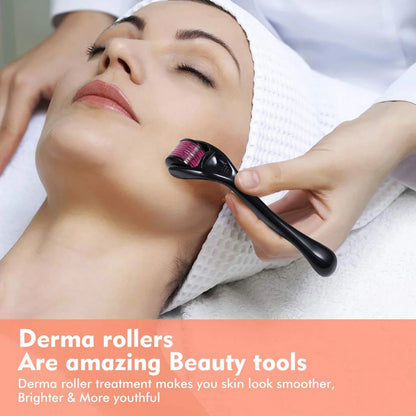Derma Roller Anti Ageing Facial Scrubs & Polishes Scar Removal Hair Regrowth (2 MM)