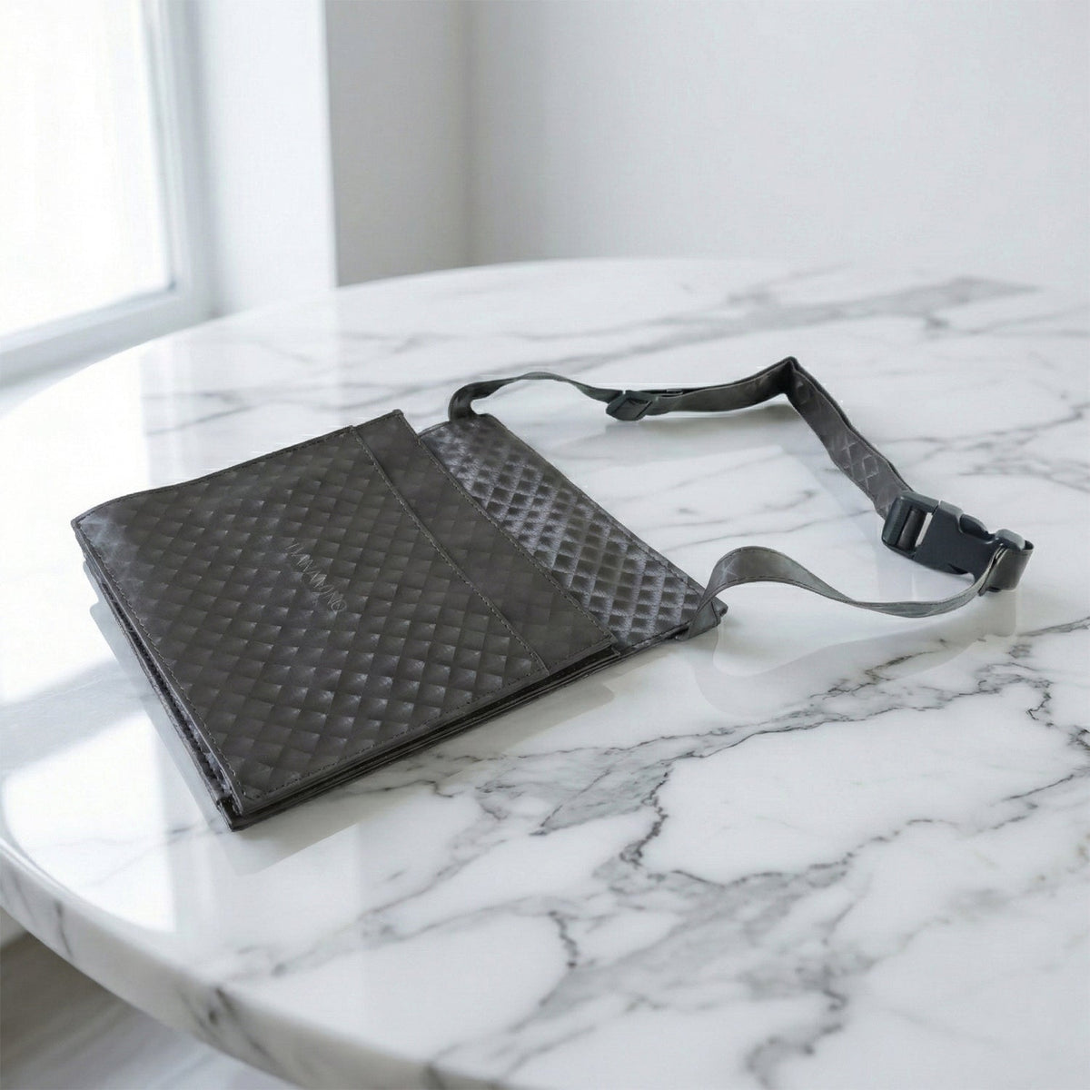 Lightweight quilted travel crossbody bag