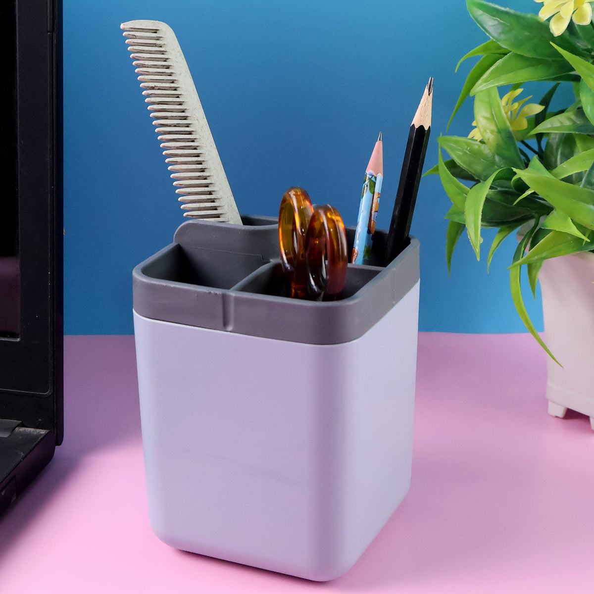 Supermom Multi-Compartment Desk Organizer Utility Holder (1 Pc)
