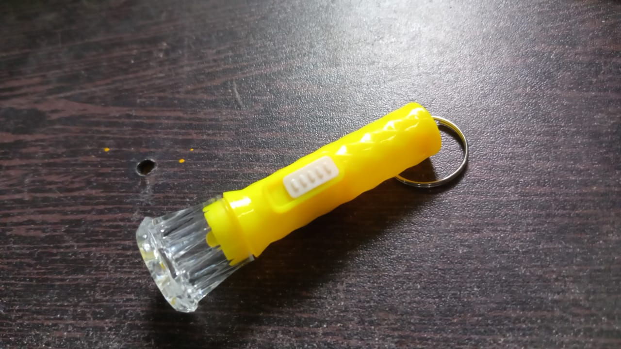 Small Plastic LED Torch – Cute & Handy Pocket Flashlight for Kids (1 Pc)