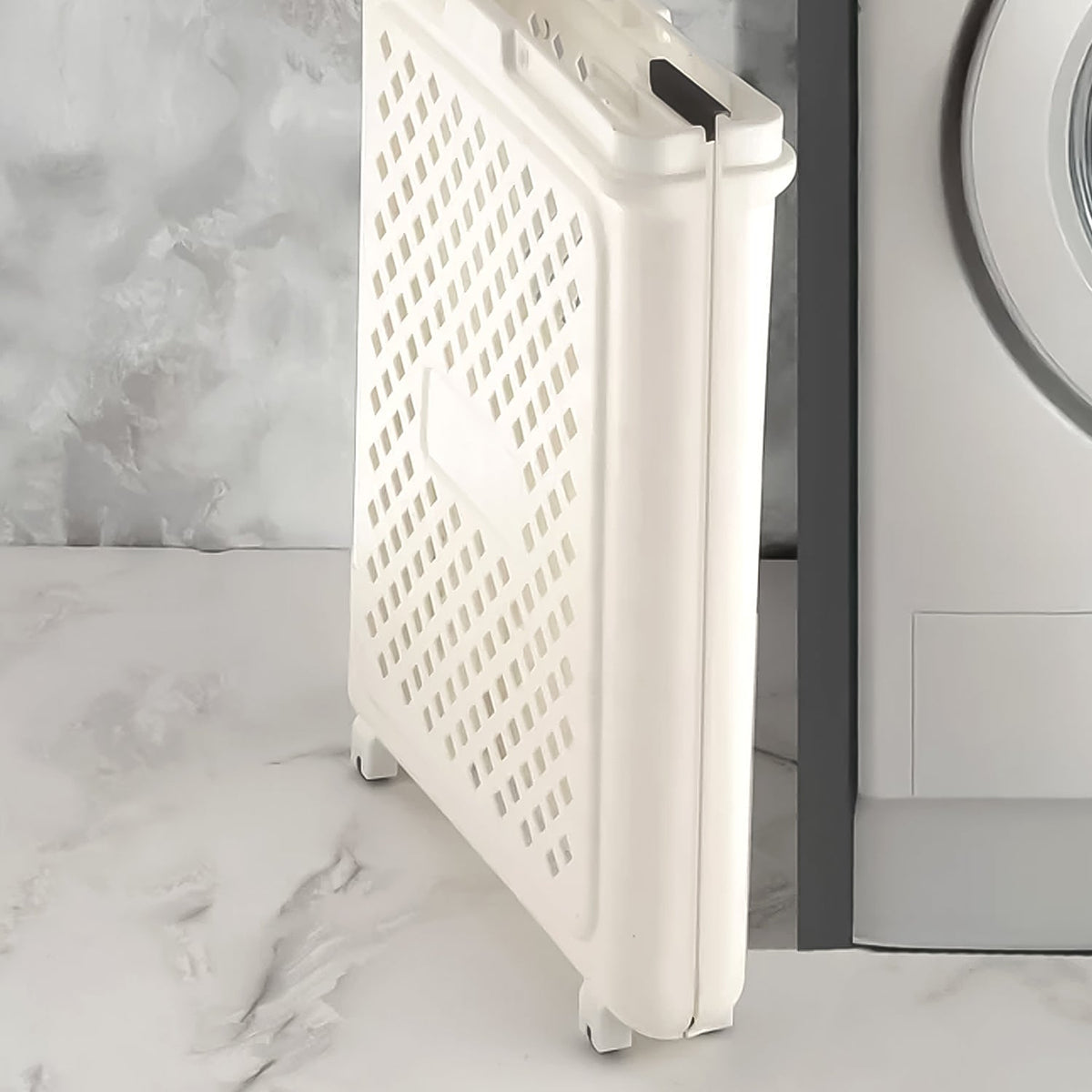  Large Foldable Laundry Basket Wheels - scale