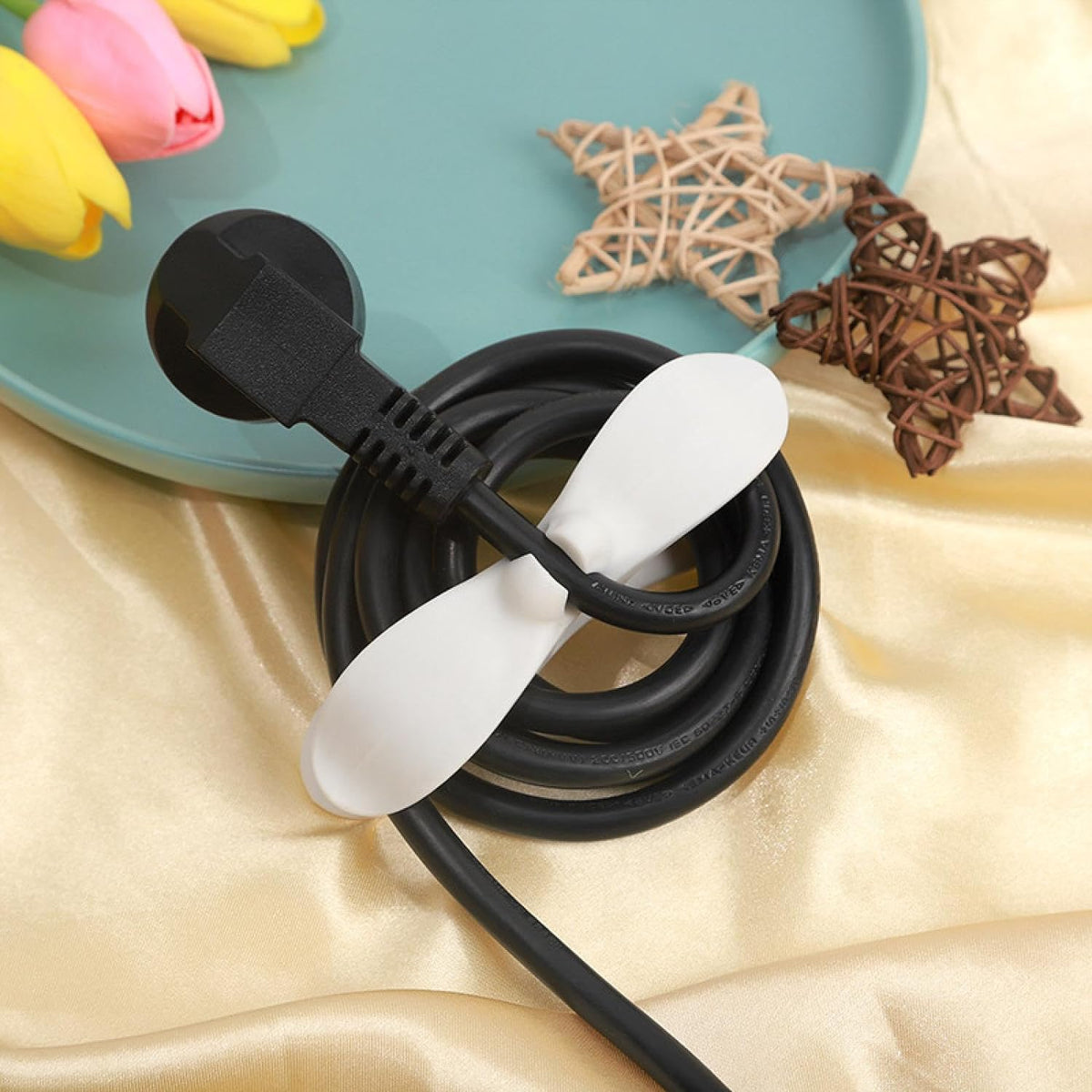 Power Plug Holder Organizer (1 Pc / 8x3 Cm / Small)