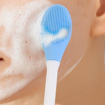 2-in-1 Silicone Face Scrubber (1 Pc)