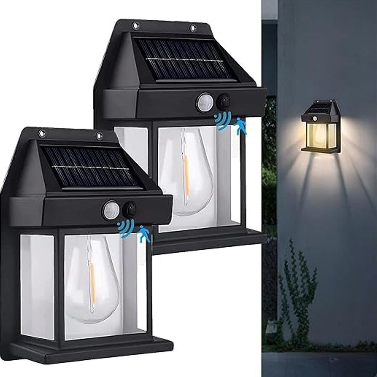  Solar Wall Lamp – Wireless Outdoor Light with Motion Sensor - key feature close-up