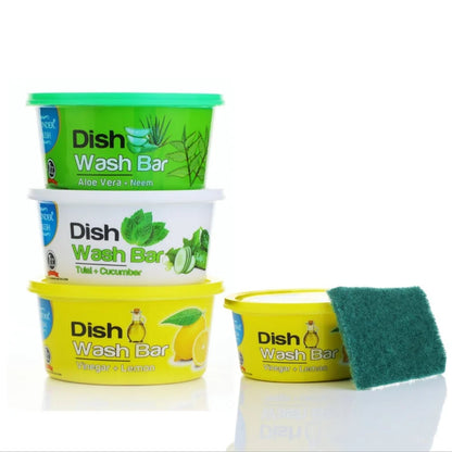 Fresh Mix Flavor Dishwash Bar with Super Scrubber Dishwashing Solution 350 gm