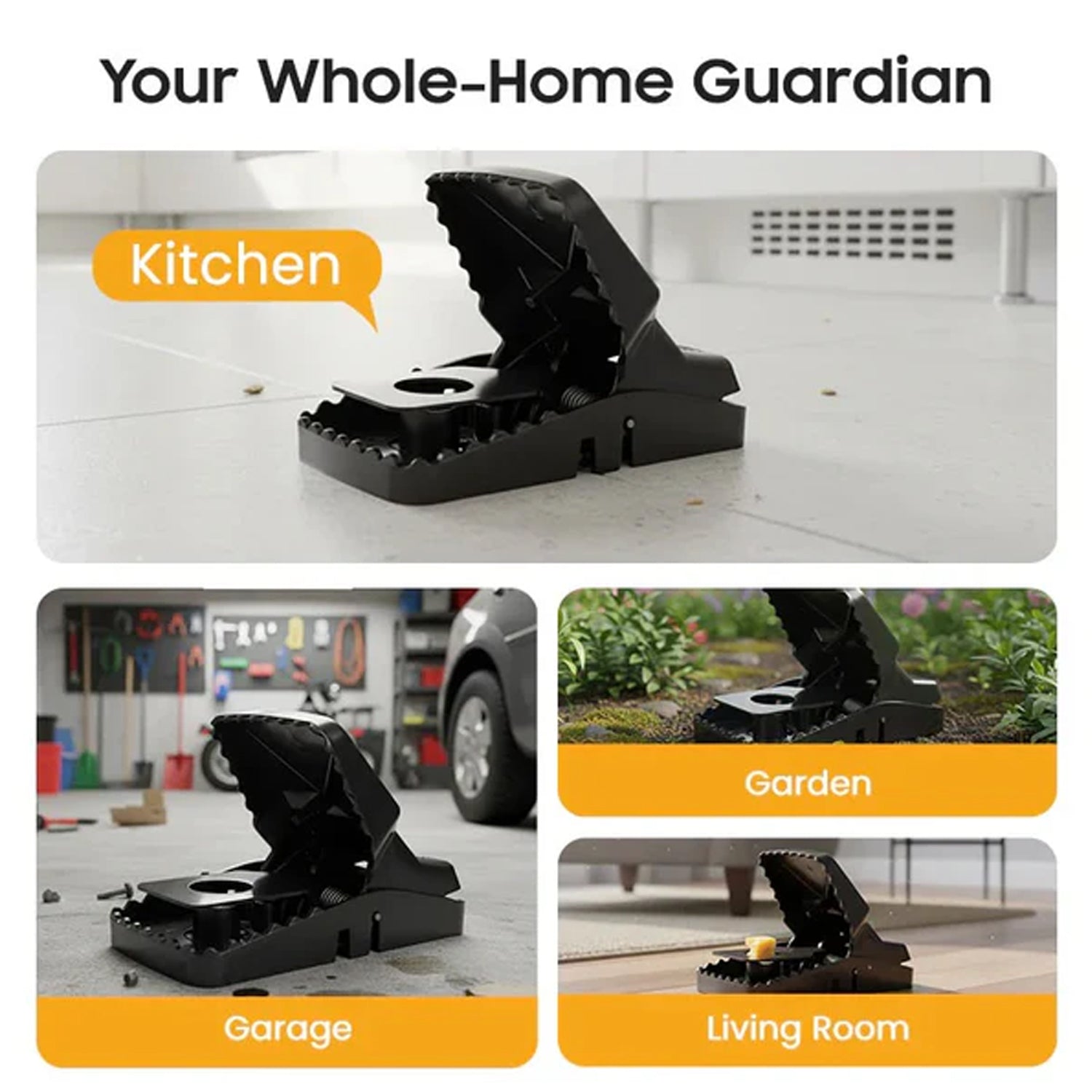 plastic rat catcher trap device
