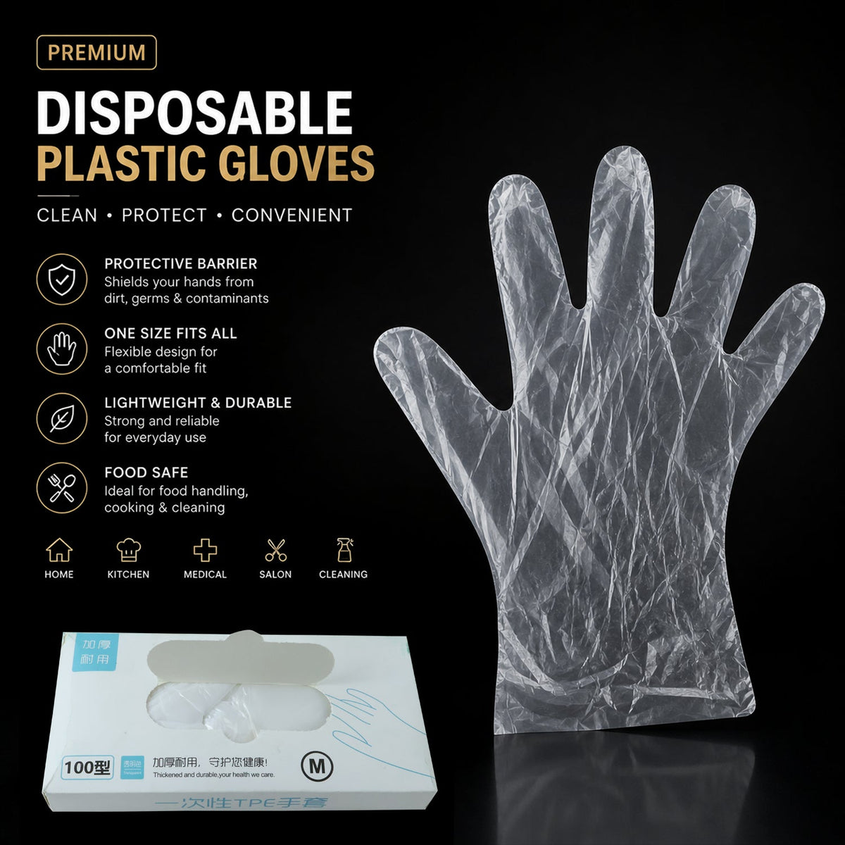 Transparent Hand Gloves
