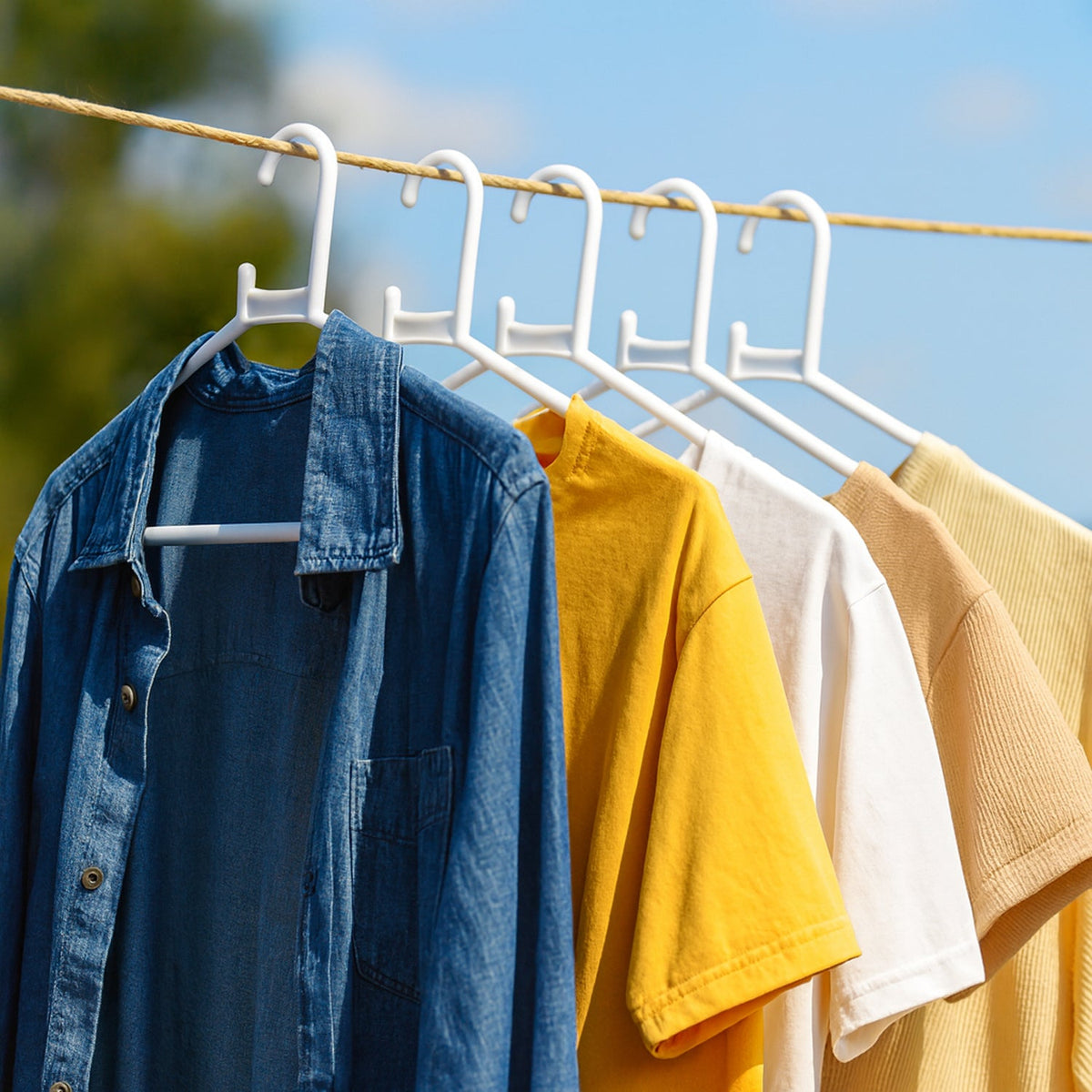 Plastic Clothes Hangers – Set of 6