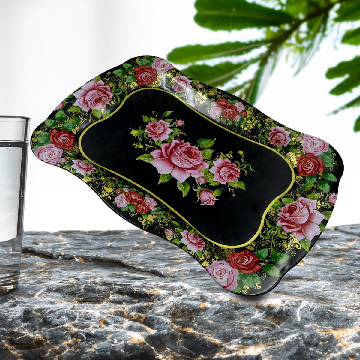 Stainless Steel Serving Tray (18 x 8.5 Inch / 1 Pc)
