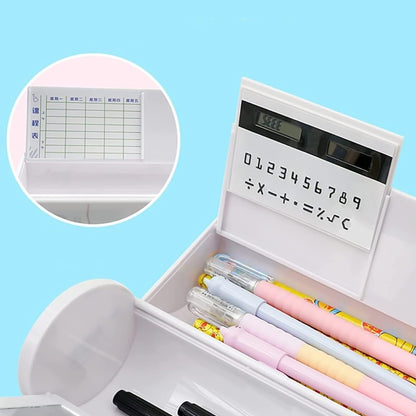 8 in 1 Compass Box, Geometry Box 2 Compartment, Pencil Box