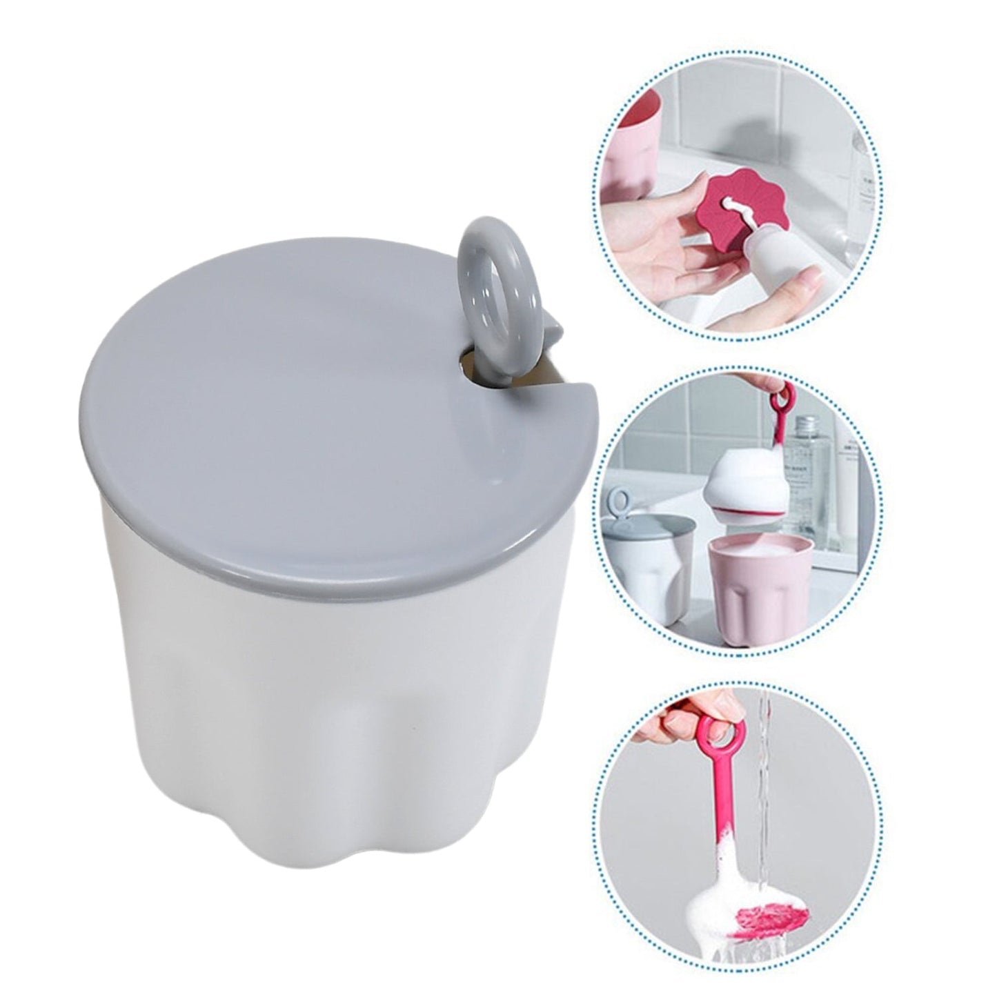 Winter Facial Cleanser Foaming Shaker – Bubble Washing Artifact for Daily Use