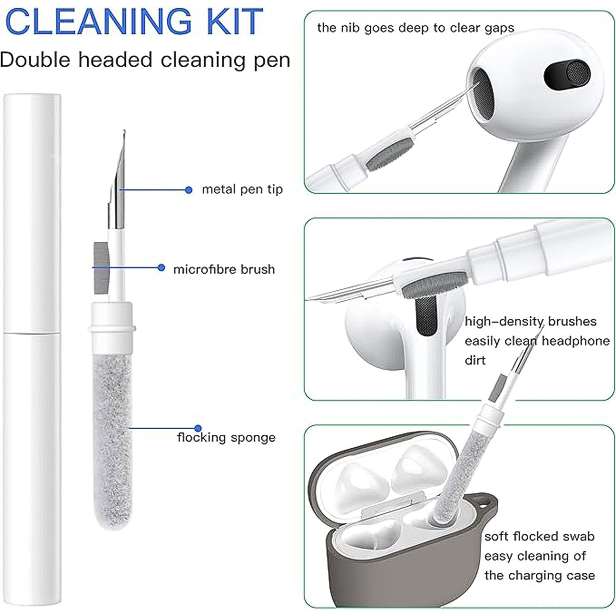 Multi-Function Cleaning Pen (3 in 1)