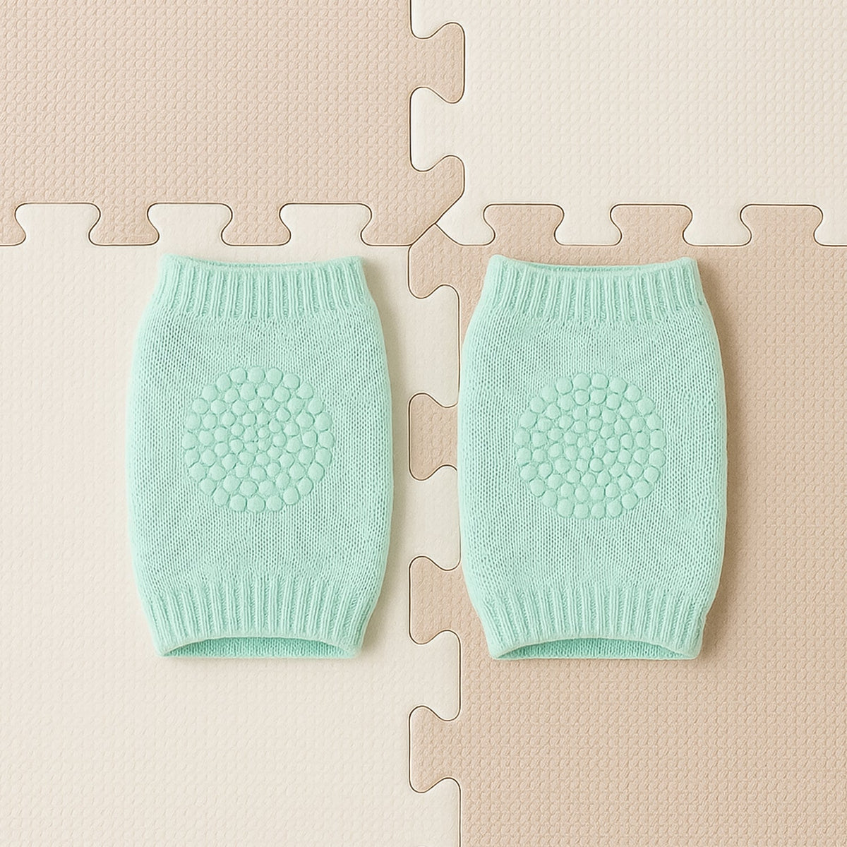 Soft Mint Green Wool Leg Warmers 