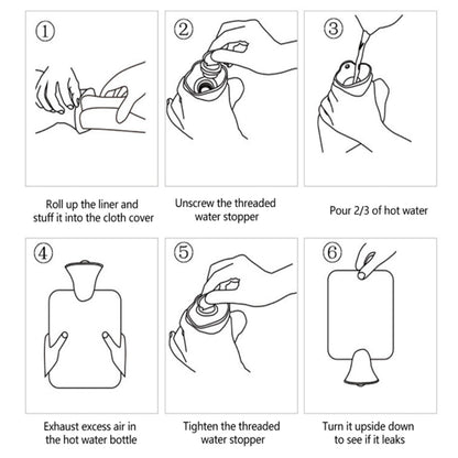 Mix-Design Printed Small Hot Water Bag – Leak-Proof Hot/Cold Therapy Pain (1 Pc)