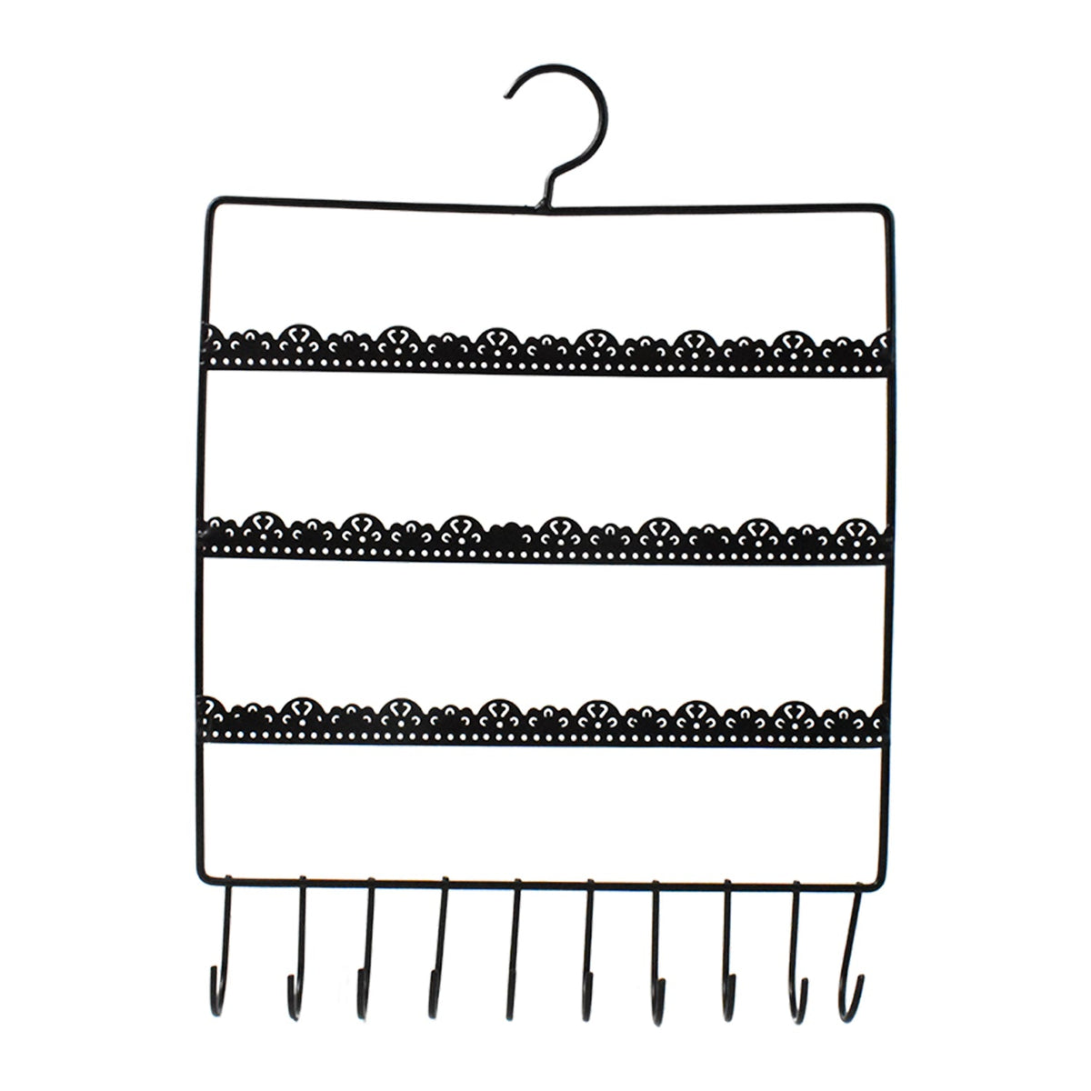Wall earring rack organizer side view India