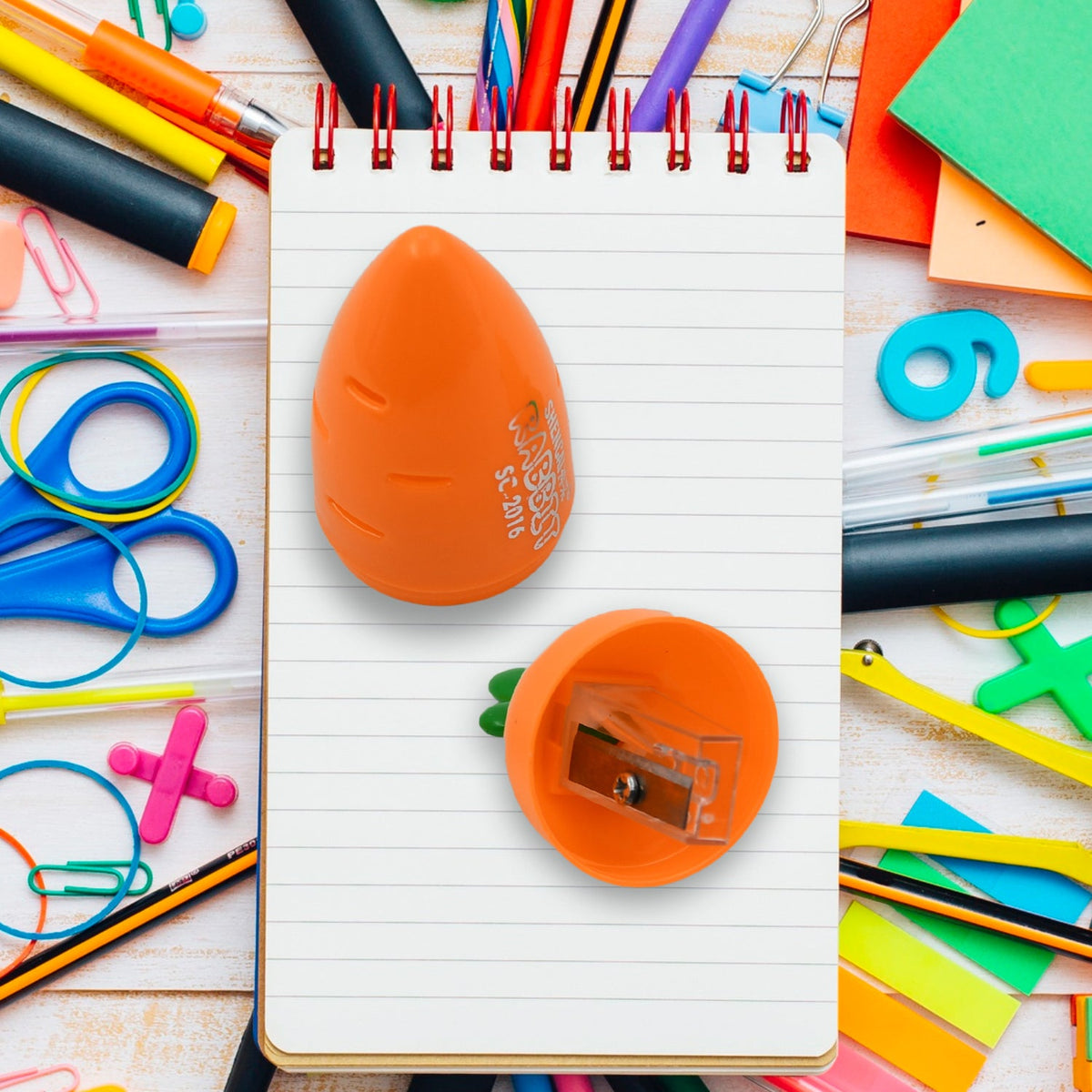 Student Pencil Sharpener Cartoon Carrot Design Suitable for Kids  Stationery 1 Pc