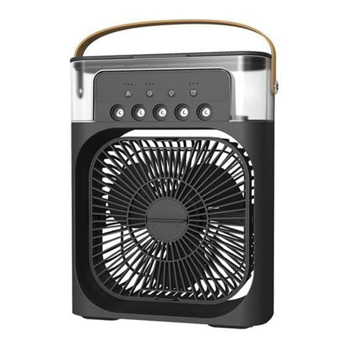  Portable Air Cooler Fan with 7-Color Light – Personal AC Fan - packaging shot