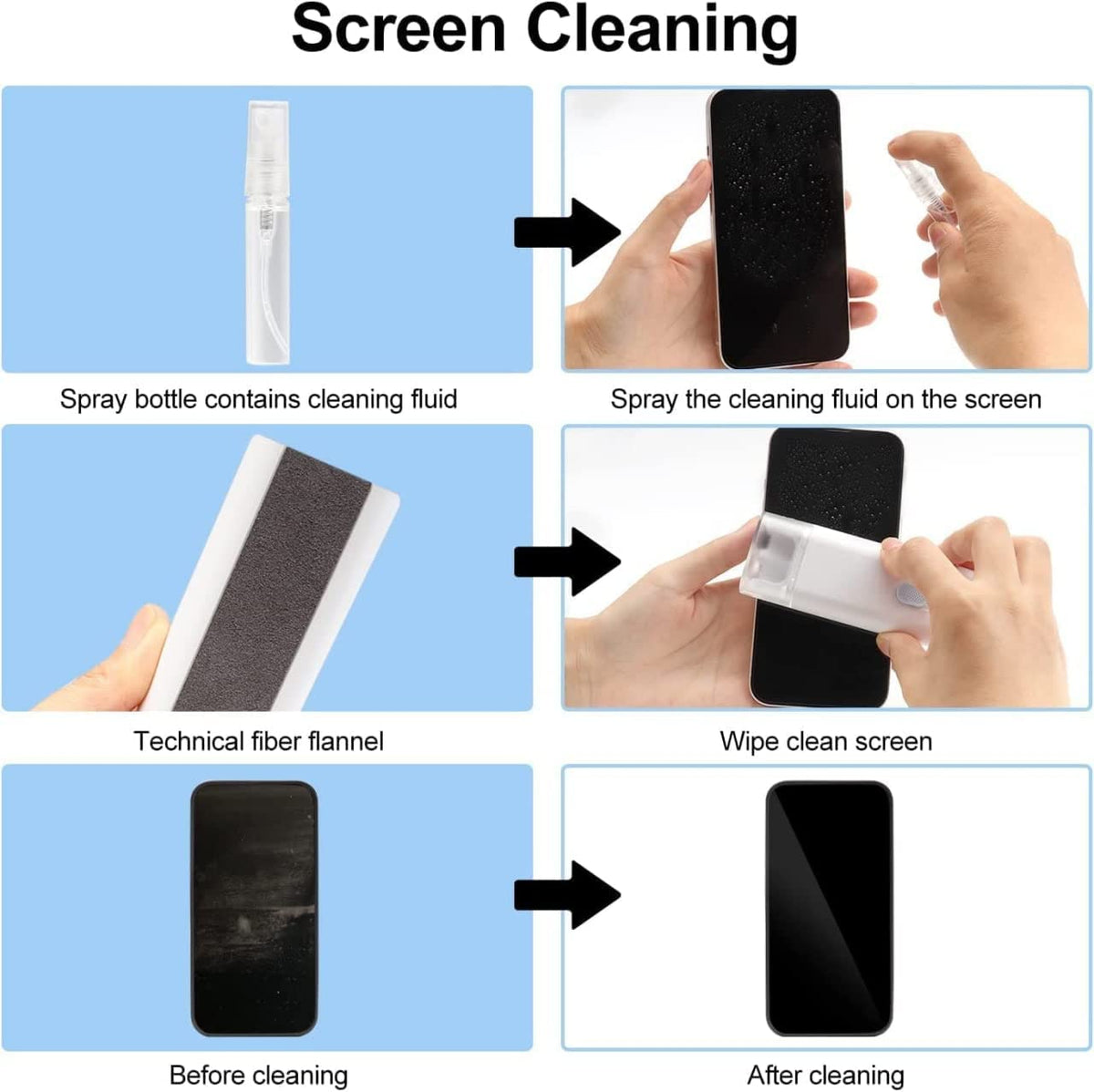  7-in-1 Electronic Cleaner Kit - comparison