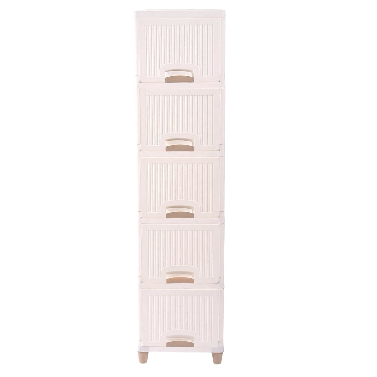 Multi-Purpose 5-Layer Plastic Storage Drawer Cabinet for Home and Office