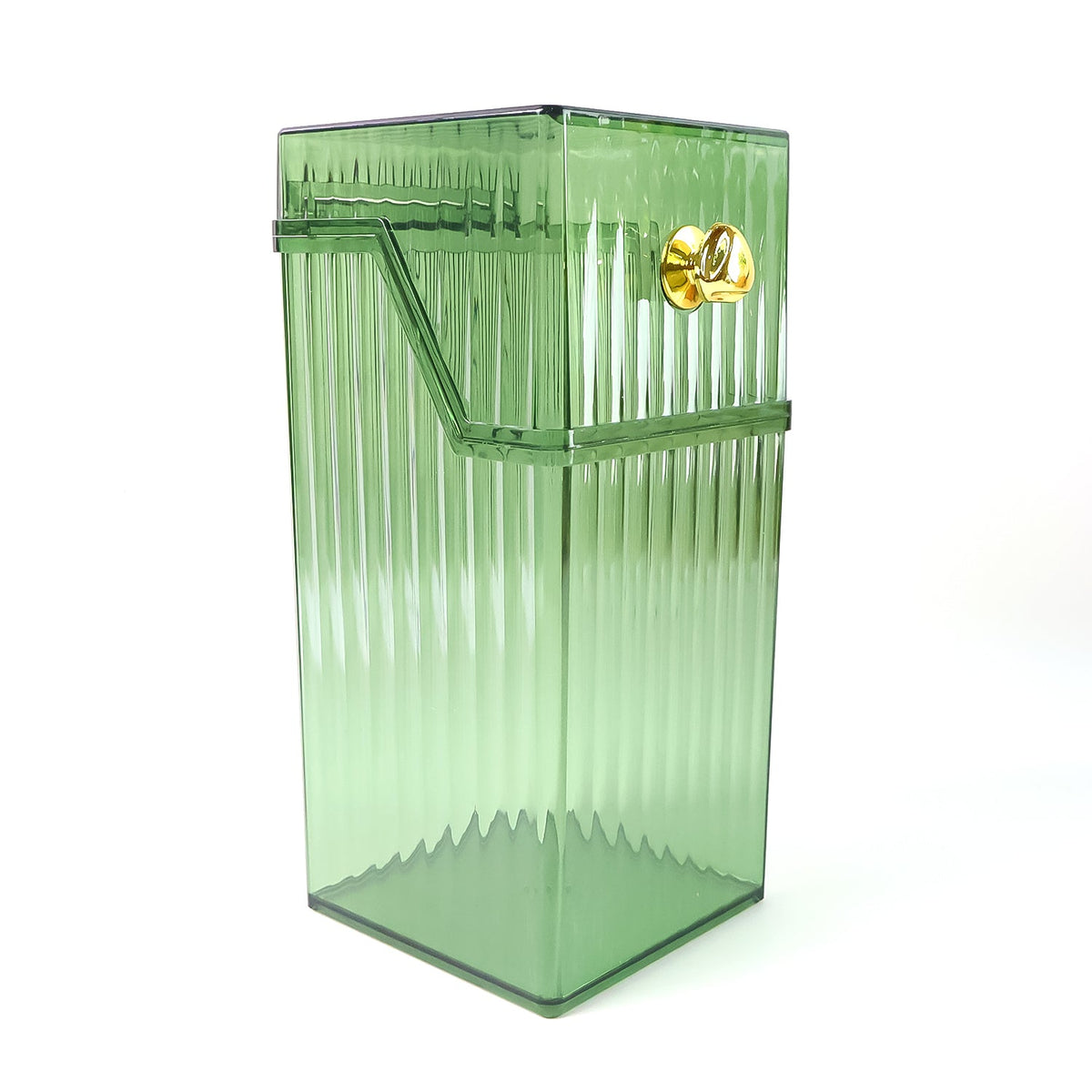 Square plastic organizer box flip lid closed view India