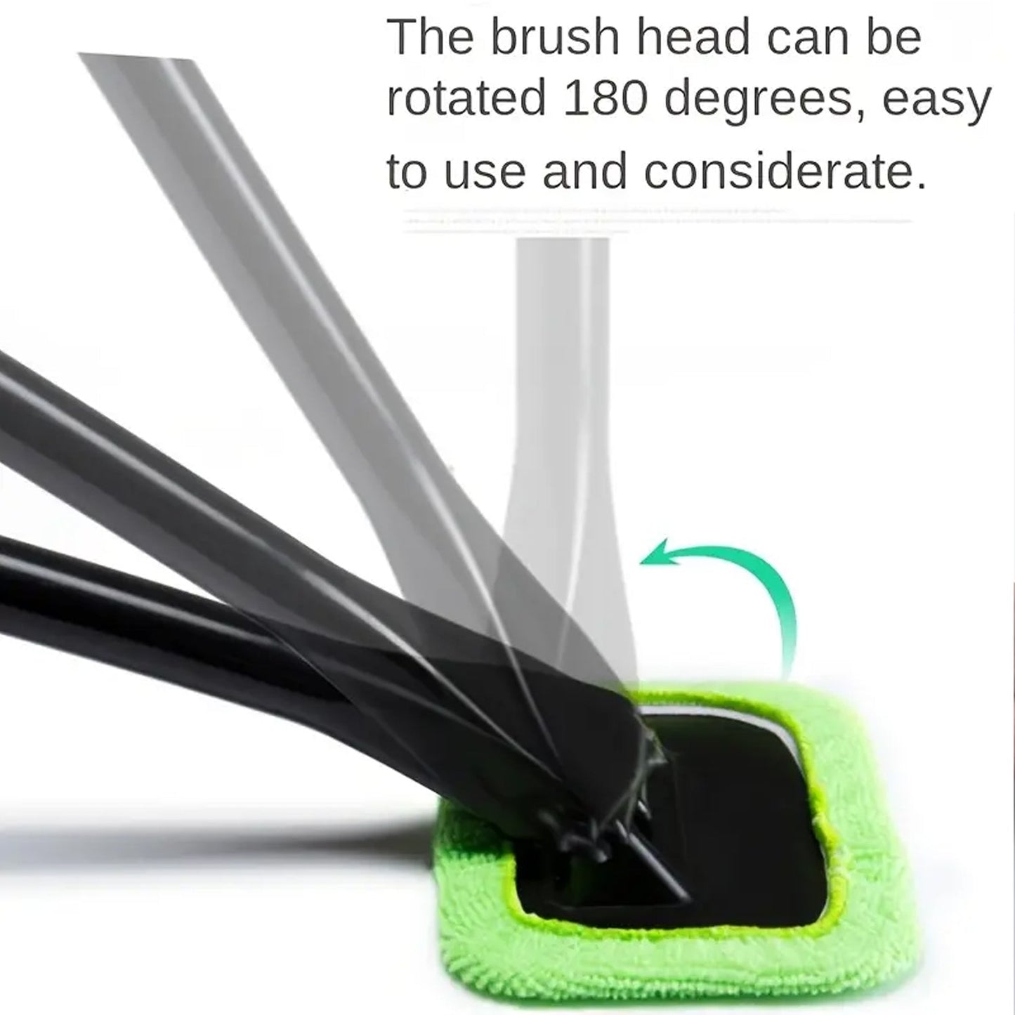 Windshield Clean Car Glass Cleaner Wiper 1 Extra Microfiber Cloth (1 Pc / 38 Cm Long)