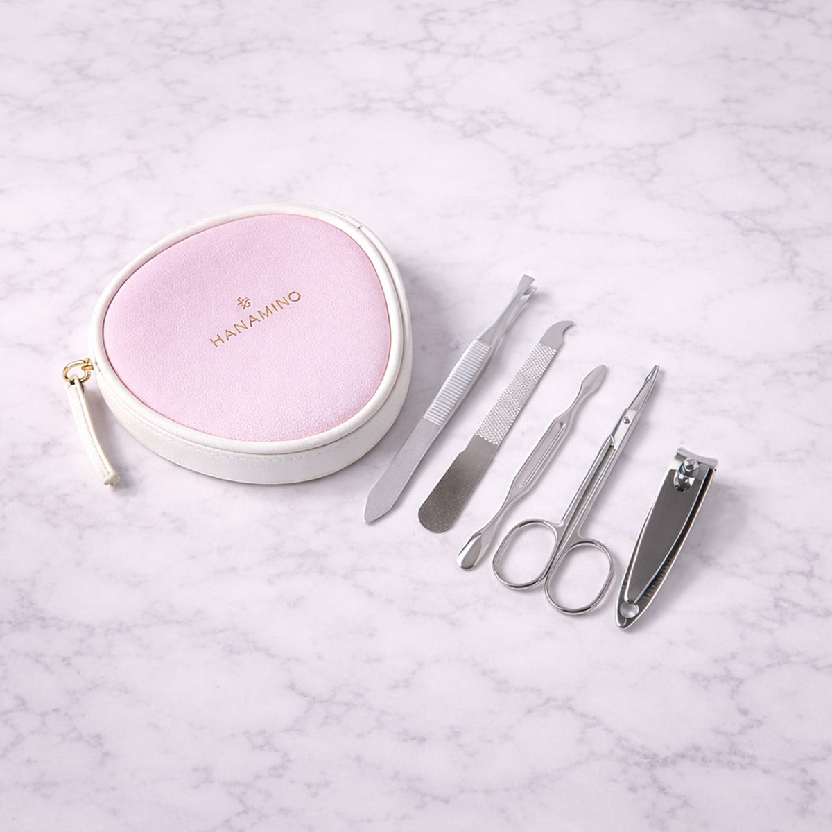 5 in 1 Manicure Pedicure Grooming Kit Nail Care Set With Storage Case
