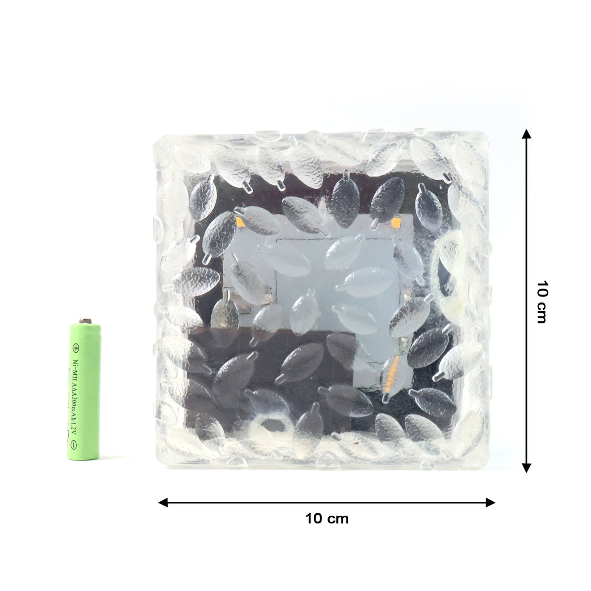 Solar Ice Cube Garden Light for Pathways & Christmas Decor