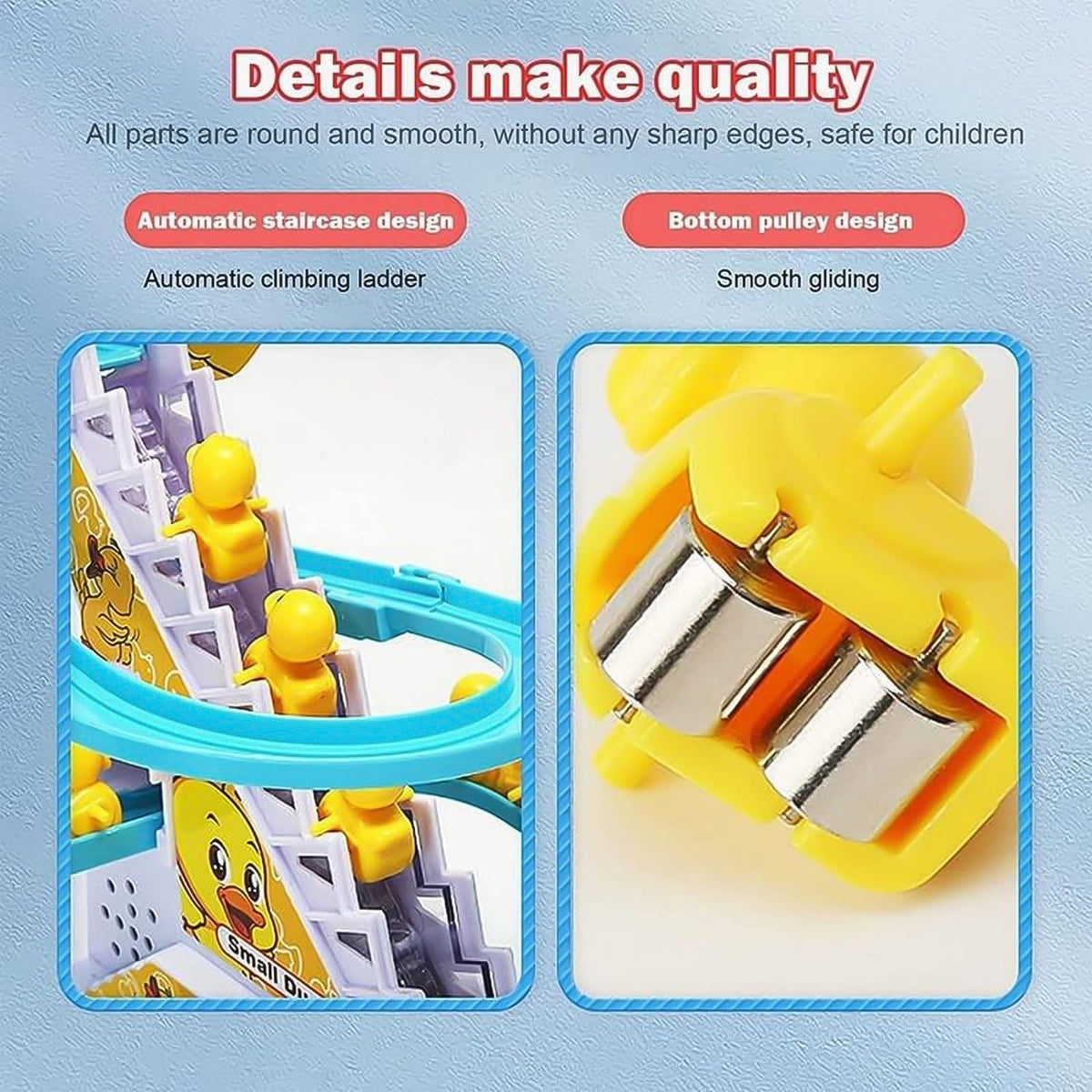 Duckie Dash Music & Light Track Toy